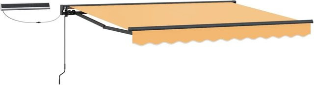vidaXL Elektrische Ausziehbare Markise mit Motor, Farbe: Sand, B/T: 500 x 300 cm - Bild 1