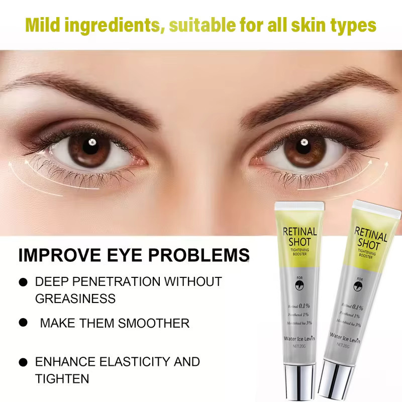 Water Ice Levin Retinal 0,1% Augencreme mit Panthenol und Hyaluronsäure, 20g - Bild 2