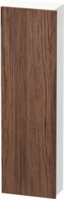 Duravit Hochschrank DuraStyle in Nussbaum Dunkel und Weiß mit Tür links, B/T/H: 40 x 24 x 140 cm - Bild 1