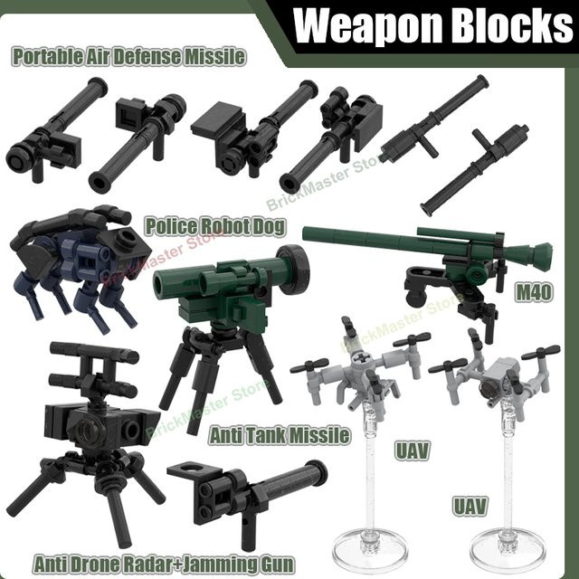 BRICKPANDA MOC Militär-Verteidigungsausrüstung Bausteine, Fahrzeuge - Bild 1