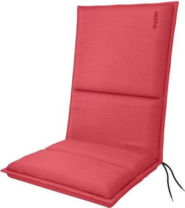 DOPPLER Sitzauflage City aus 100 % Polyester in Rot, B/T/H: 48 x 110 x 6 cm - Bild 1