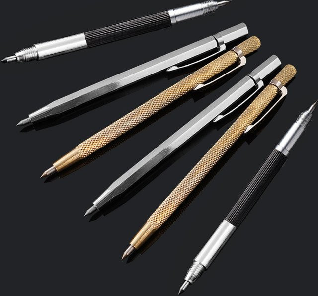 Diamant Metall Marker Gravurstift mit Hartmetallspitze für Glas Keramik Metall und Holz - Bild 1