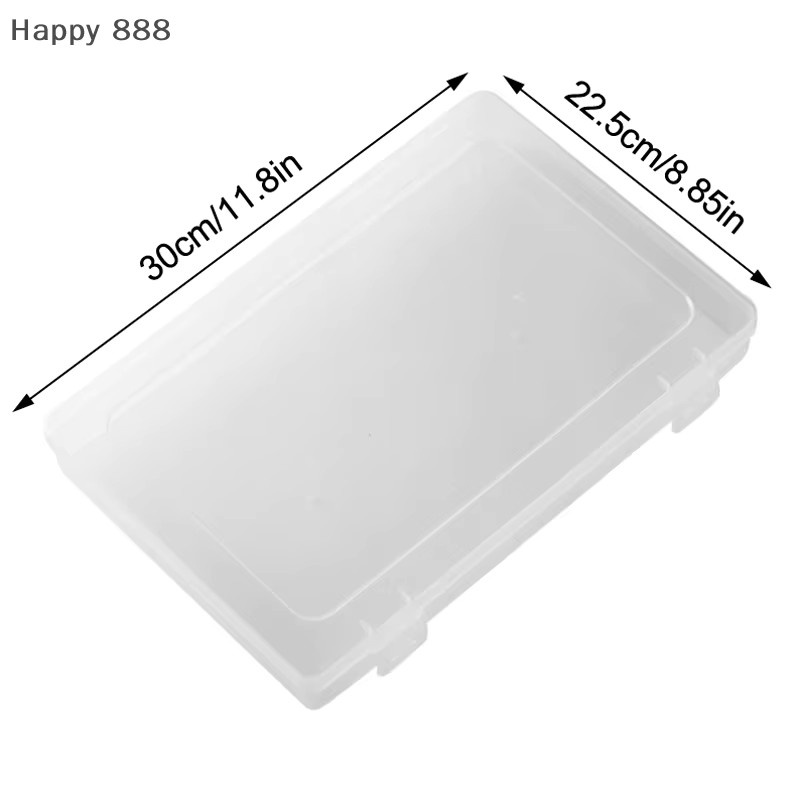 Hoeaden Aufbewahrungsbox für künstliche Nagelspitzen, transparent, 22,5 cm - Bild 2