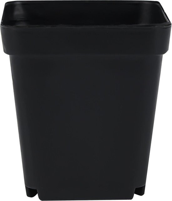 Dekorativer Tooarts Blumentopf in Schwarz für Sukkulenten und Zimmerpflanzen aus Kunststoff - Bild 1