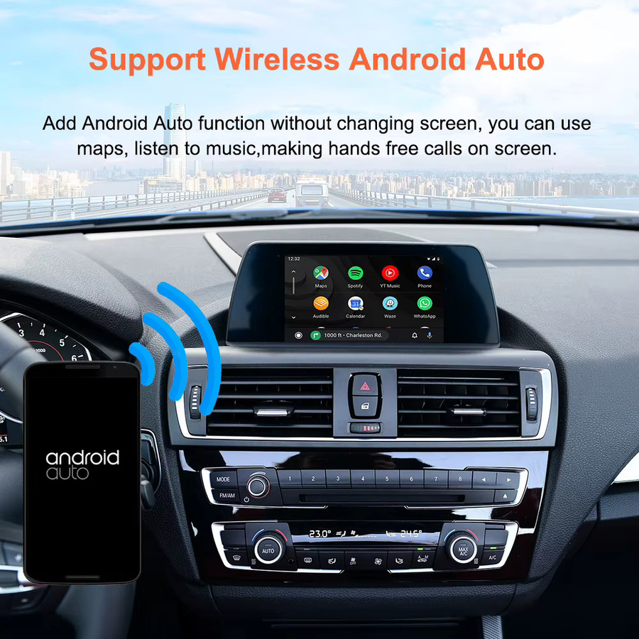 Bonroad Wireless CarPlay und Android Auto Modul für BMW NBT Systeme in Schwarz mit Wi-Fi und Bluetooth zur OEM Integration - Bild 4