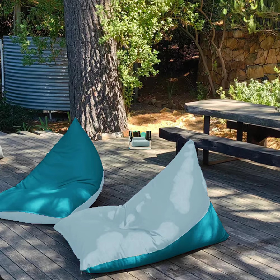 OTAUTAU Outdoor Sitzsackbezug aus Oxford Polyester in Dustgreen-Baoblue, Modell DD210 - Bild 2