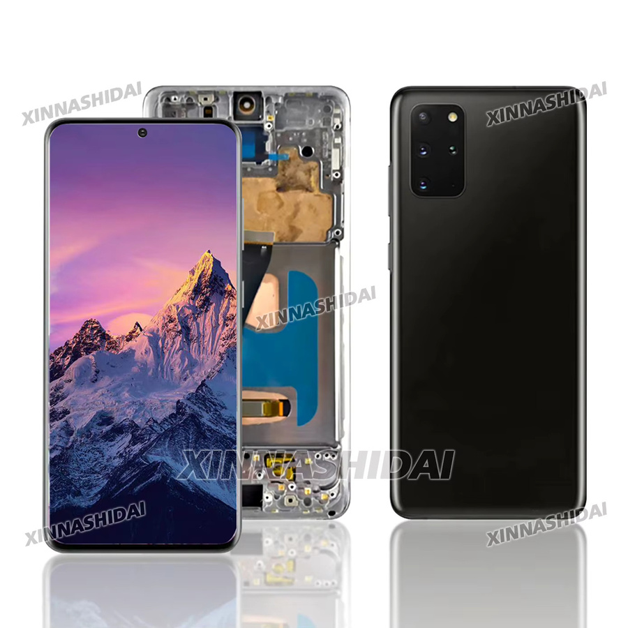 Samsung Galaxy S20 4G LCD Display mit Touch Screen und Rahmen in Schwarz für G980F Ersatzteil-Montage - Bild 4