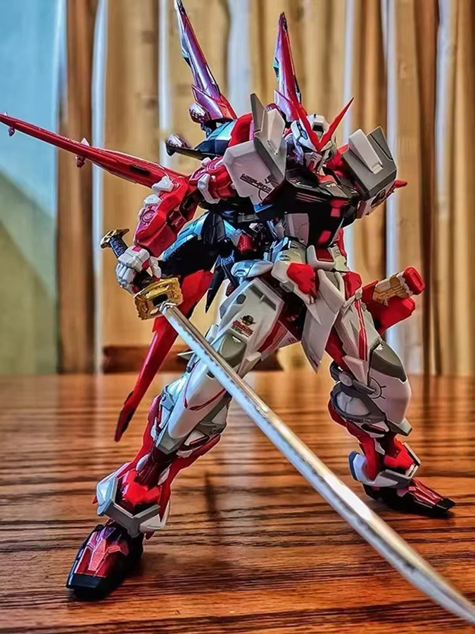TAKARA TOMY HG 1/144 Astray Red Frame Mech Assembly Model Kit Actionfiguren - Bild 4
