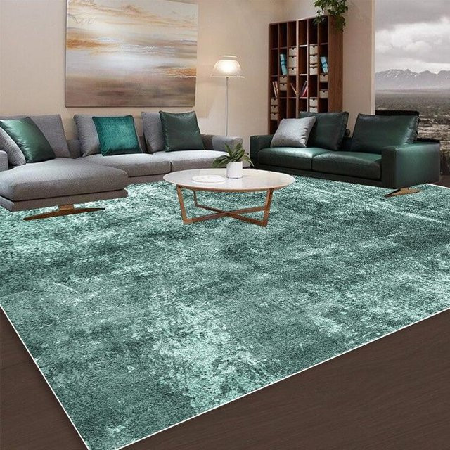 Karpetti Design Teppich in Grün mit abstraktem Muster, rutschfest und waschbar, B/T: 200 x 250 cm - Bild 1
