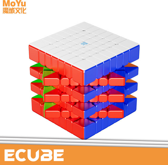 MoYu AoFu V5 7x7x7 Magnetischer Speedcube Multicolour Professioneller Geschwindigkeitswürfel - Bild 1
