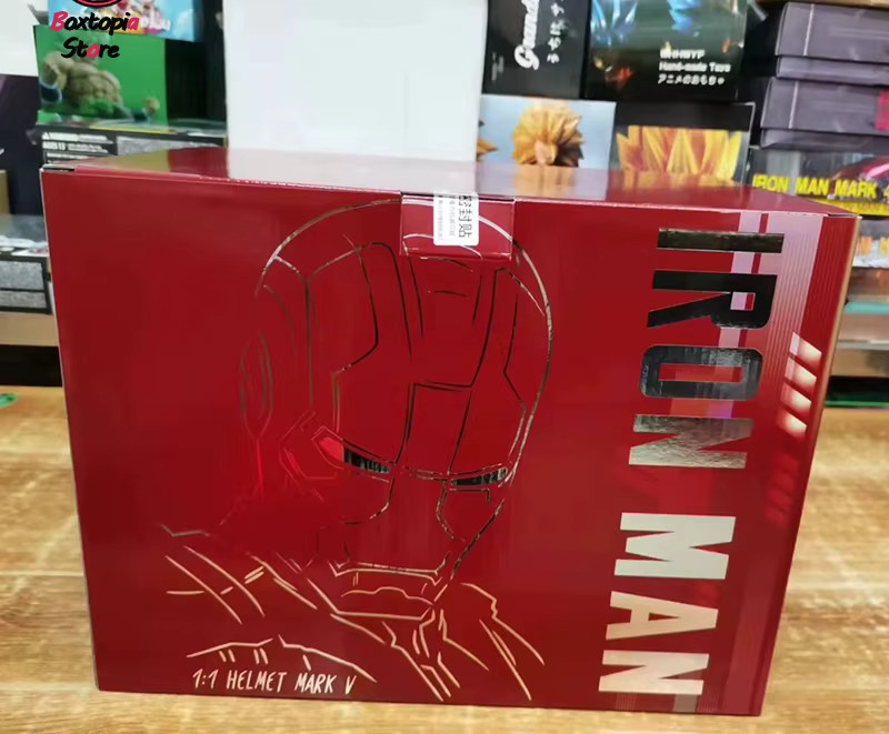 Hot Toys Marvel Iron Man Mk5 & Mk50 Helm, mit LED-Licht, elektronischer Verschluss, 1:1 Sprachsteuerung - Bild 6