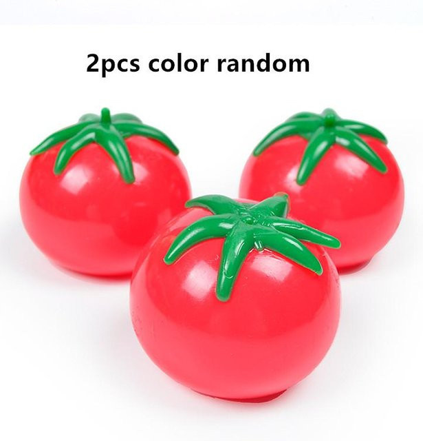 Linyi toy Tomate Squishy, Stressball, Weich, Fidget, Sensorisch - Bild 1
