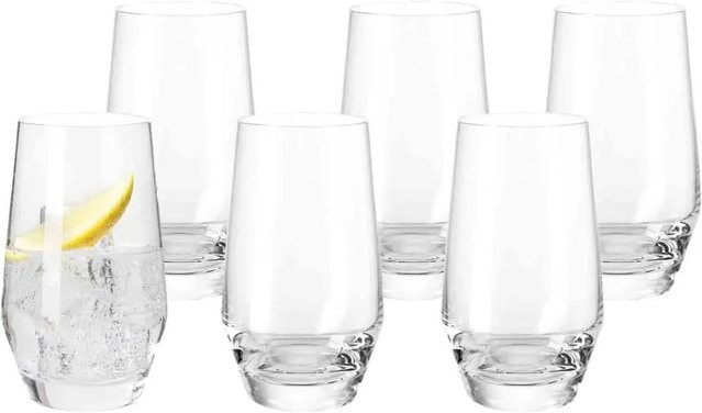 Leonardo Puccini Wassergläser transparent 6er Set mit 365 ml - Bild 1