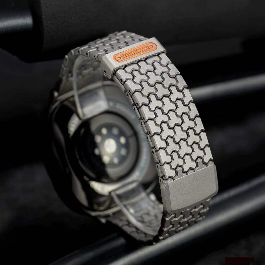 CAOWTAN Uhrenarmband Edelstahl, Silber, Unisex - Bild 4