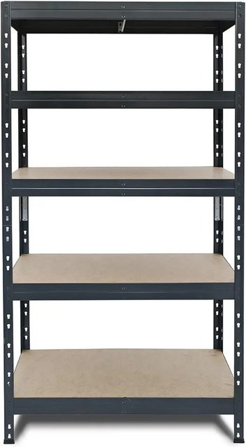 Ar Shelving Rivet Schwerlastregal mit 5 Böden in Anthrazit, H x B x T: 180 x 90 x 45 cm - Bild 1