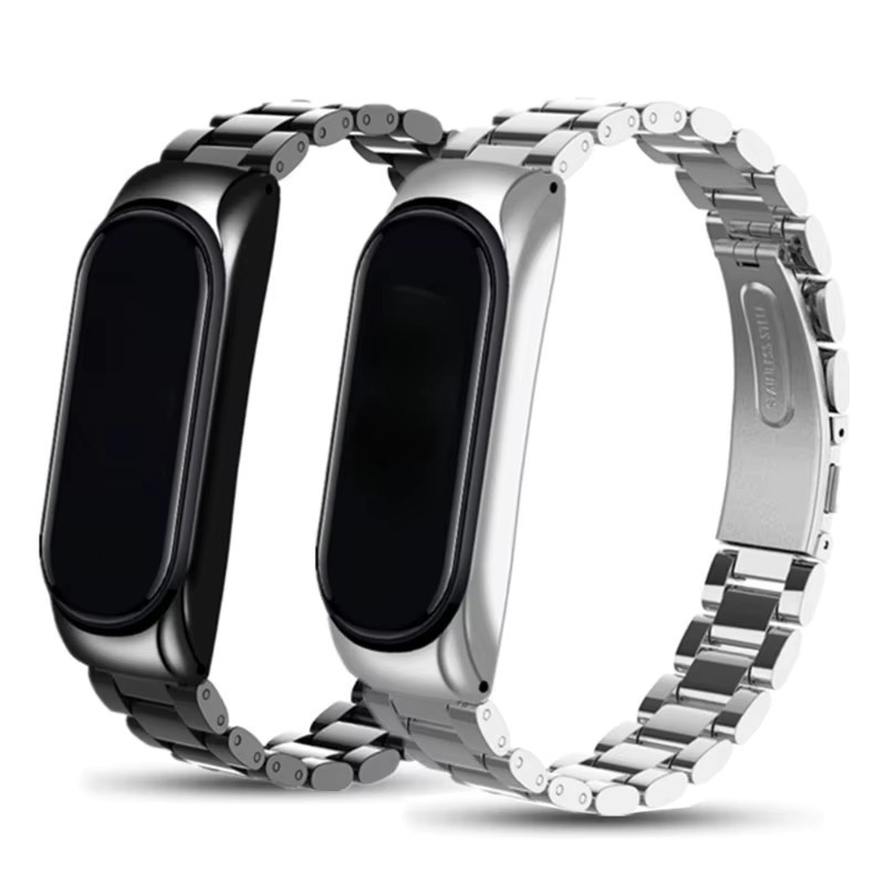 JBAILI Uhrenarmband Edelstahl, Silber, Unisex - Bild 3