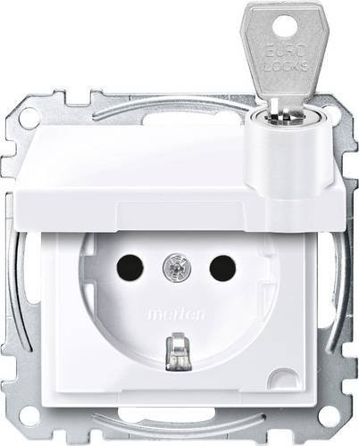 Merten Steckdose System M in Weiß MEG2315-0325 - Bild 1