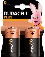 Duracell Plus D Alkali-Mangan Batterien 1,5 V, 2 Stück - Bild 1