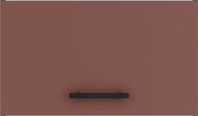 OPTIFIT Nizza407 Küchen-Oberschrank in Rostrot mit modernem Design und melaminbeschichteter Oberfläche, Breite: 60 cm - Bild 1