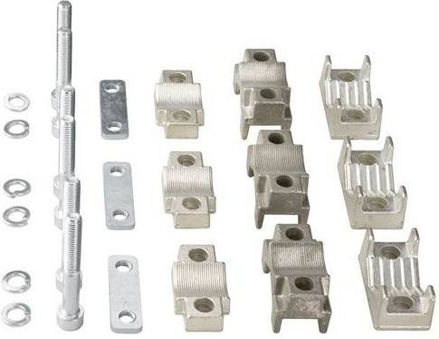 Hager Prismenanschluss SILAS LZ156 Gr.3 3-polig für 2 Cu- oder 2 Alu Leiter, 2x150-185qmm - Bild 1