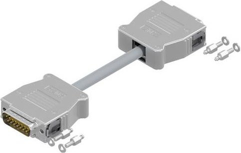 Conec SnapLock Verbindungsleitung Stecker-Buchse in Grau, Länge: 5 m - Bild 1