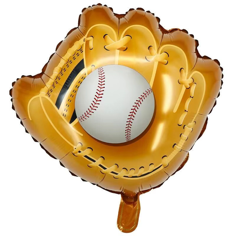 LQVYI Baseball-Luftballons und Baseball-Handschuh Mylar-Luftballons, 9-teiliges Set - Bild 2