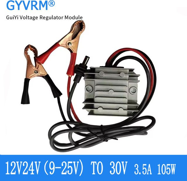 DC-Stromrichter für Starlink Mini Step Up Konverter von GYVRM, 12 V/24 V auf 30 V 3,5 A, wasserdichtes DC-Stromkabel - Bild 1