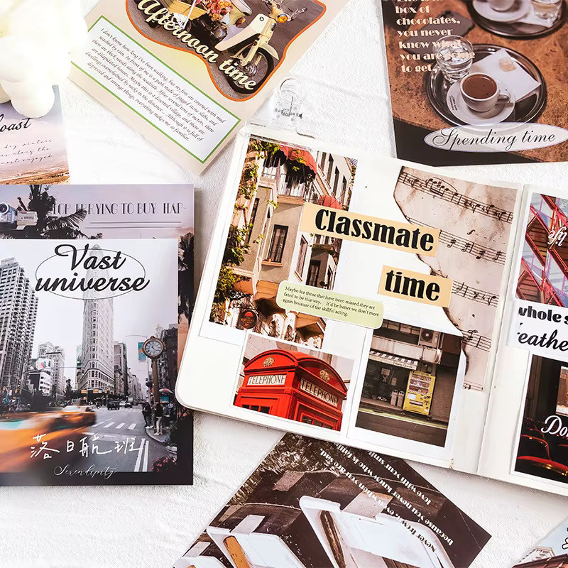 DIY-Dekorationsmaterial Papierhintergrund Buch Verlorenes Geschenk Universum in 4 Stilen, Mehrfarbig - Bild 2