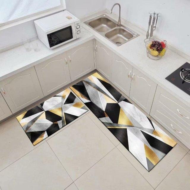 Rutschfeste und waschbare Küchenmatte von Yiran Furniture in Multicolour, B/T: 60 x 40 cm - Bild 1