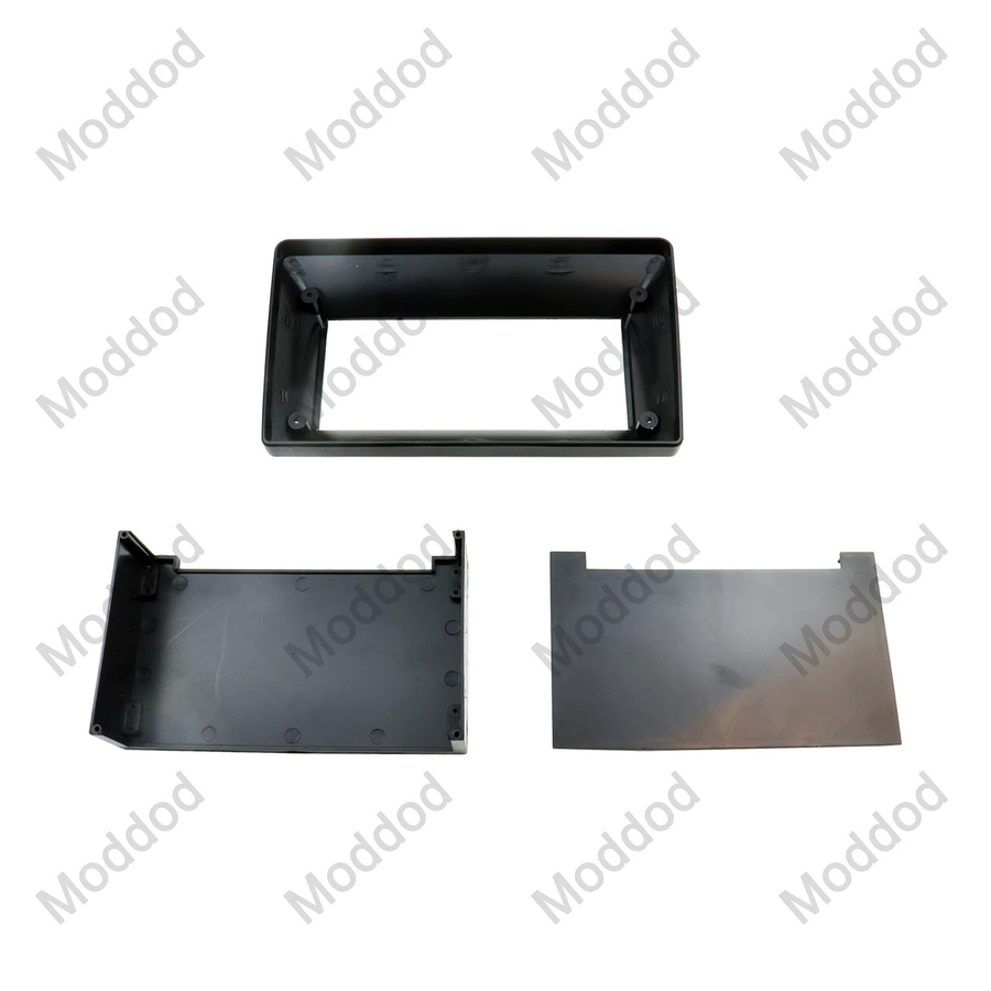Moddod Universal Fascia Stereo Panel Audio Rahmen für Android Autoradios bis 9 oder 10,1 Zoll, Schwarz - Bild 2