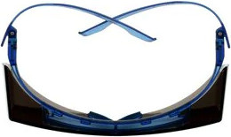 3M SecureFit 3700 Überbrille mit Antibeschlag-Schutz Blau Grau EN 166 EN 170 EN 172 - Bild 2