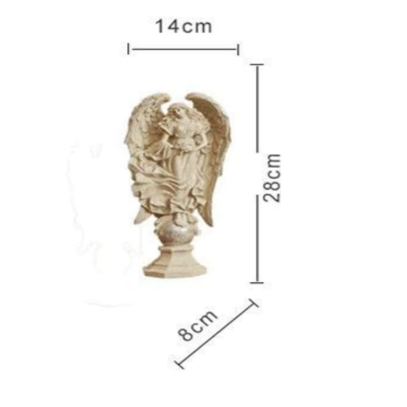 Kreative Engel Tänzerin Skulptur in Blau – Klassische Deko-Statue im griechischen Stil für dein Zuhause - Bild 2