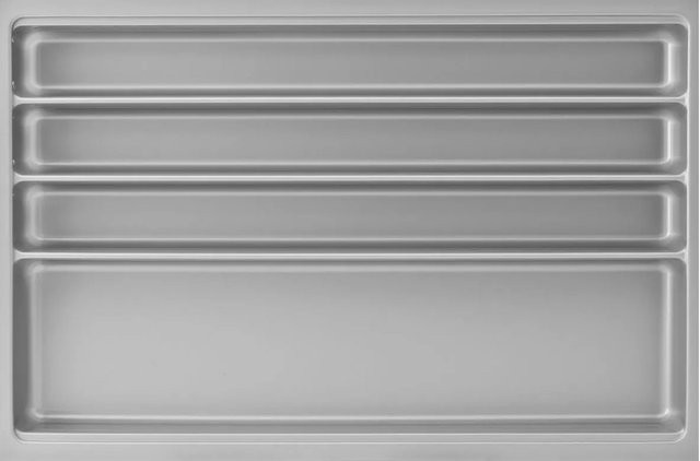 Agoform Besteckeinsatz Scoop-2 Schubladeneinsatz aus Kunststoff in Silber, B/T/H: 47,4 x 71,6 x 5,9 cm - Bild 1