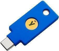 Yubico Security Key C NFC USB-C und NFC in Schwarz und Blau - Bild 1