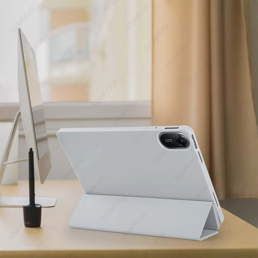 Xiaomi Silikonhülle für Redmi Pad 2 2025, 11 Zoll, Schutzhülle mit Standfunktion und automatischer Schlaf- und Wachfunktion, Schwarz - Bild 4