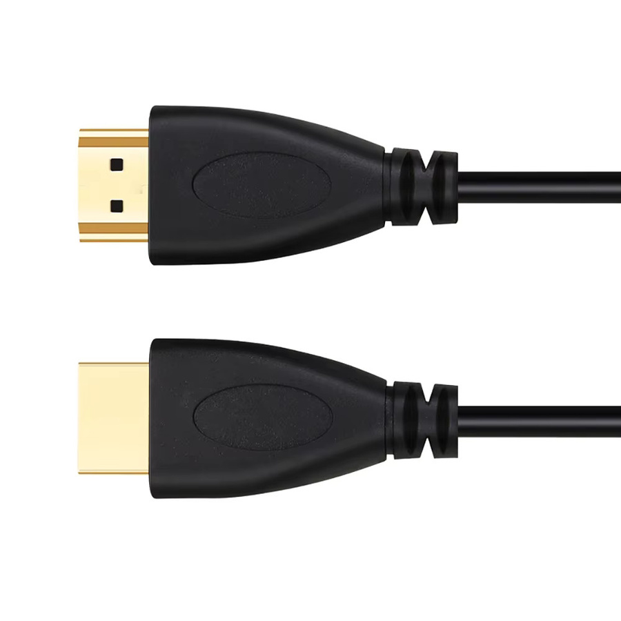 HD-Kabel Stecker auf Stecker in Schwarz, ultraweiches und dünnes PVC-Kabel für High-Speed 1080p 3D mit 4,1/4,5 mm Außendurchmesser - Bild 6