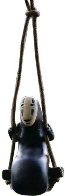 Sanwood Car Anime Spirited Away No Face Man Auto Deko Anhänger aus Kunstharz in Schwarz - Bild 1
