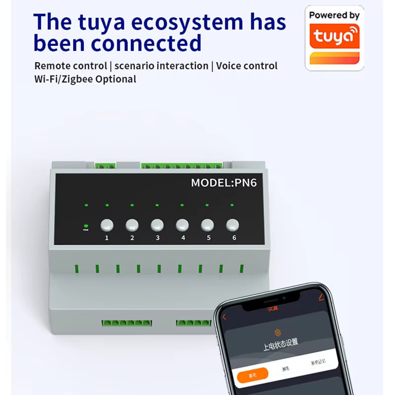 Tuya Smart Zigbee WIFI 16A Relais Schalter Modul zur Fernsteuerung von Geräten 110 V-240 V - Bild 4