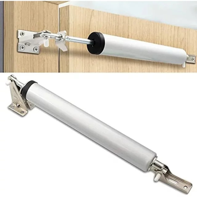 Odavis Automatischer Türschließer mit Absenkautomatik und Türstopper in Silber, 35 kg, pneumatisch mit einstellbarer Geschwindigkeit und Positionierung - Bild 1