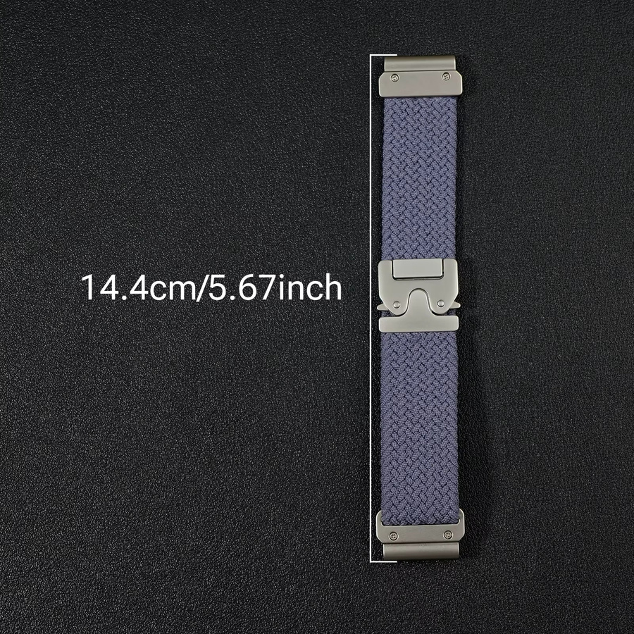 YEELUSEE Nylon-Armband mit Schnellwechsel-Funktion für Garmin Fenix 8 7 Pro 7S 6 5X 5Plus Tactix 8 7, Breite: 26 mm, 22 mm, 20 mm oder 43 mm - Bild 5