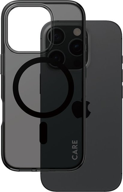 PanzerGlass Urban Combat Smokey Case MagSafe Handyhülle für Apple iPhone 16 Pro in Schwarz und Grau - Bild 2