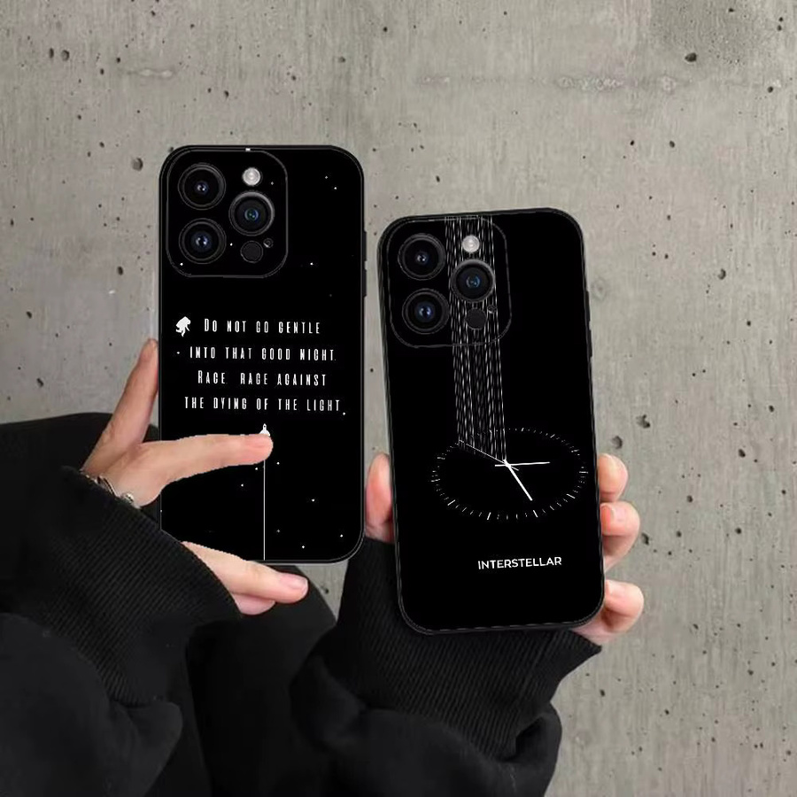 Mesuca I-Interstellar Film Handyhülle für iPhone 11 bis iPhone 17 Pro Max in Schwarz - Bild 2