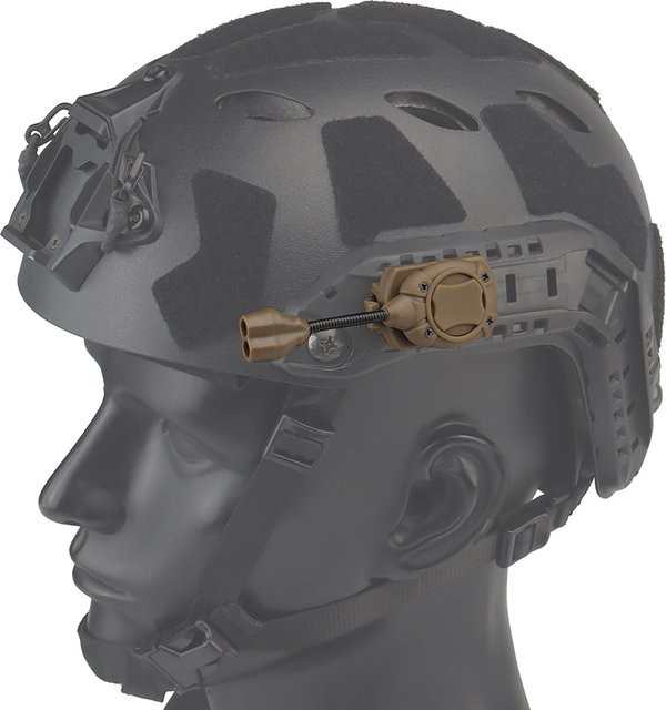 WOSPORT Helm-Taschenlampe SWITCH MPLS für Jagd, Camping und Airsoft in Beige - Bild 1