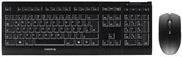 Cherry B.Unlimited 3.0 Kabelloses Tastatur- und Maus-Set mit mechanischen CHERRY SX Schaltern, 2.4 GHz und AZERTY-Layout in Schwarz - Bild 1