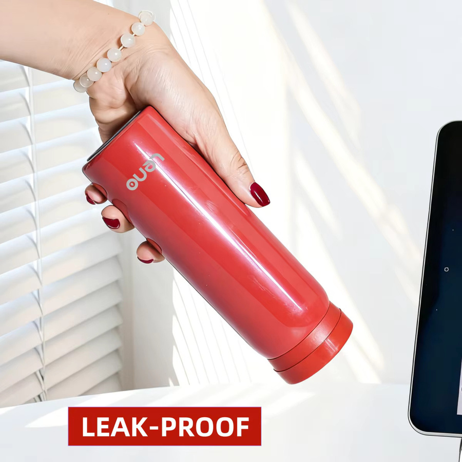 Leno Mini-Isolierbecher aus Edelstahl in Grün, 300 ml Thermobecher für heiße und kalte Getränke - Bild 3