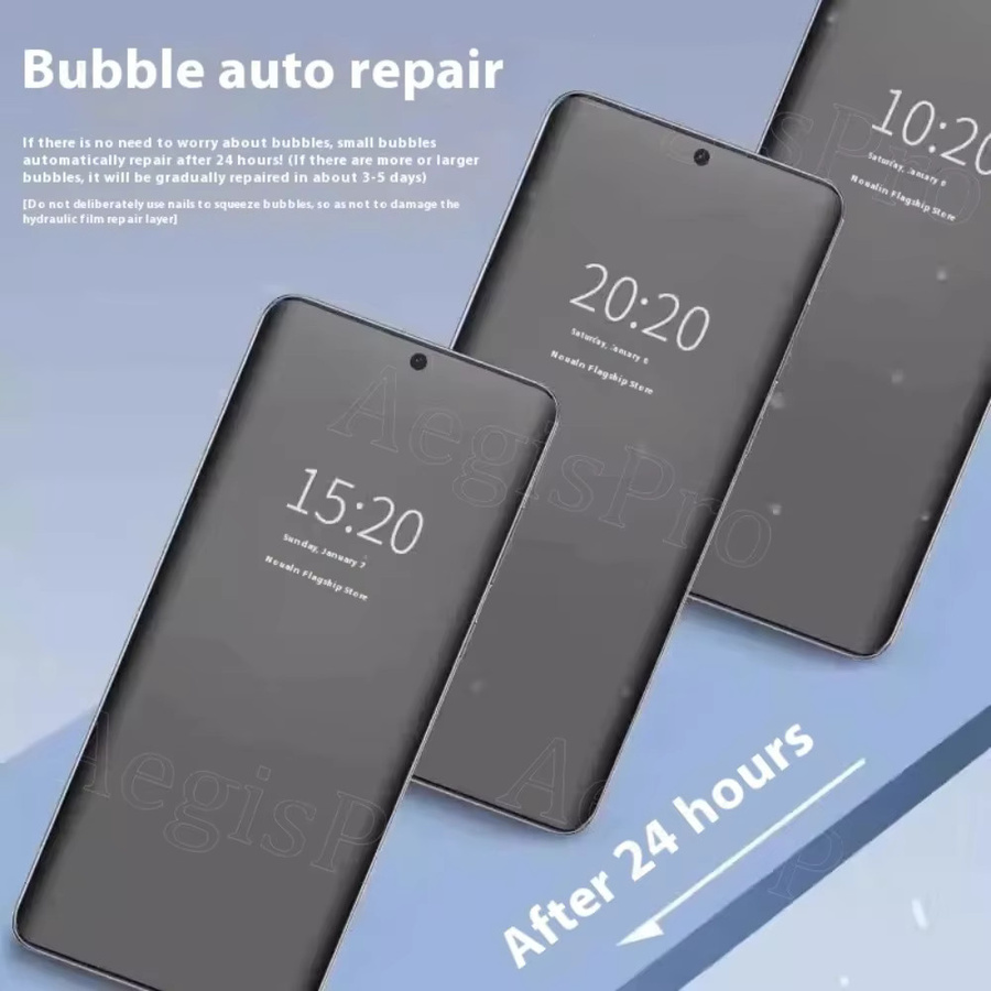 3er-Set Matte Hydrogel Displayschutzfolien für VIVO X200, X100 Pro und X100, Transparent, Wasserbeständig und Kratzfest - Bild 3