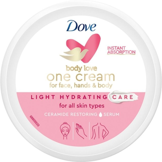 Dove Hb Creme Leicht Feuchtigkeitsspendend, 250 ml, für empfindliche Haut - Bild 1