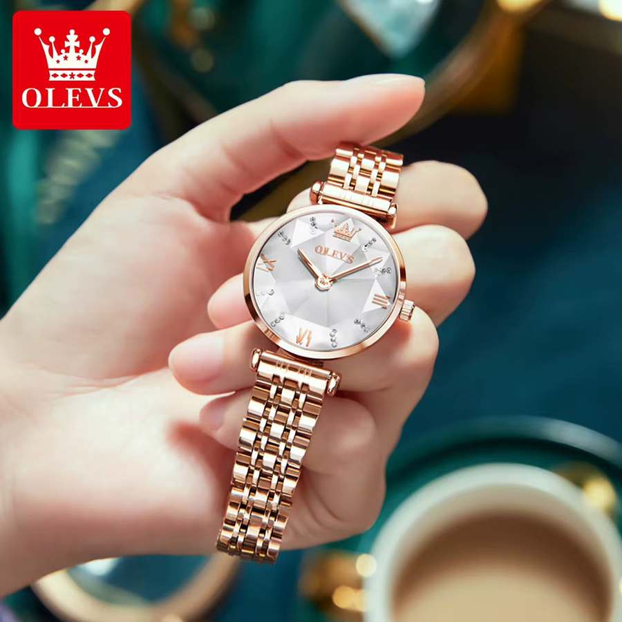 OLEVS Armbanduhr, Quarz, Edelstahl, Damen - Bild 2