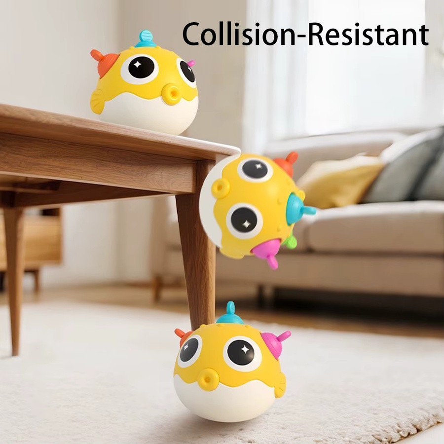 Blowfish Schiebespielzeug für Kinder und Kleinkinder mit Rasselgeräuschen und sensorischen Funktionen in Mehrfarbig - Bild 4