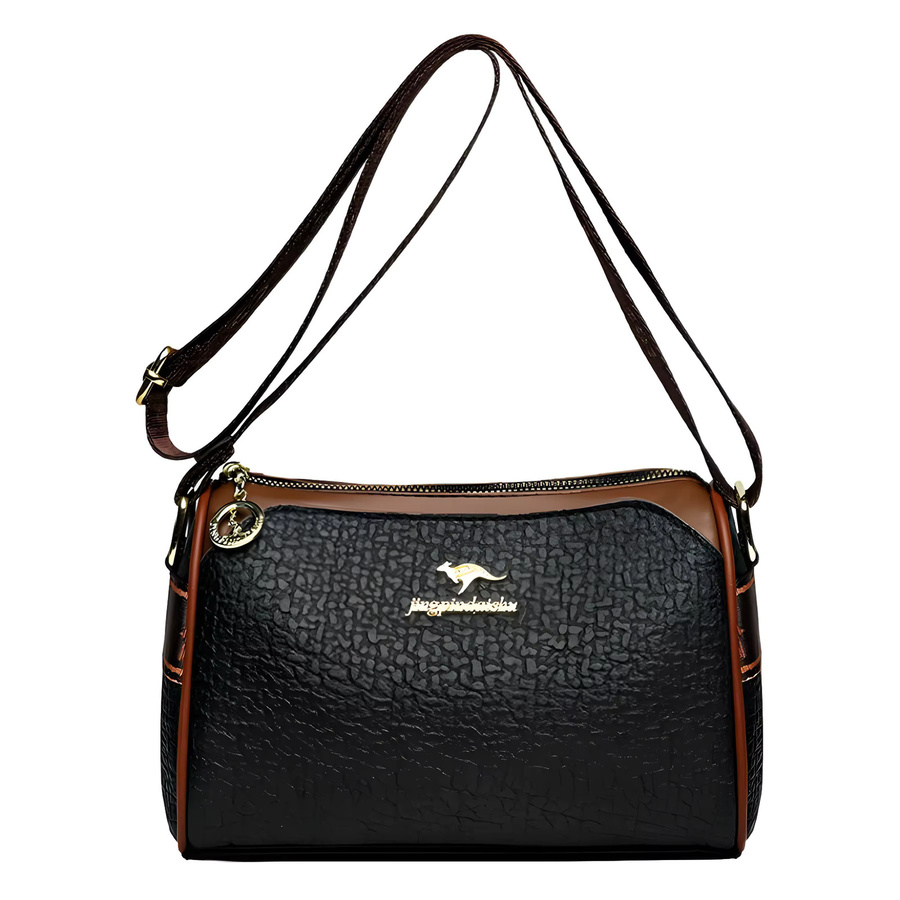 FXZLLQ Damen-Kissentasche, Leder, Schulter-Crossbody-Tasche - Bild 5